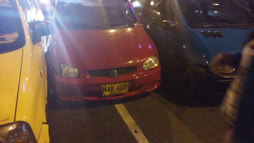 Carro recuperado. Foto: Cortesía