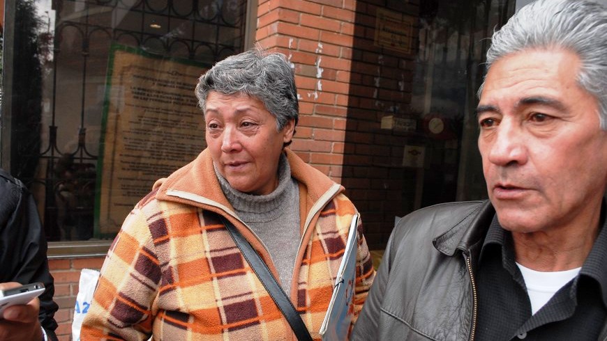 Familiares de Juan de la Cruz Gómez.