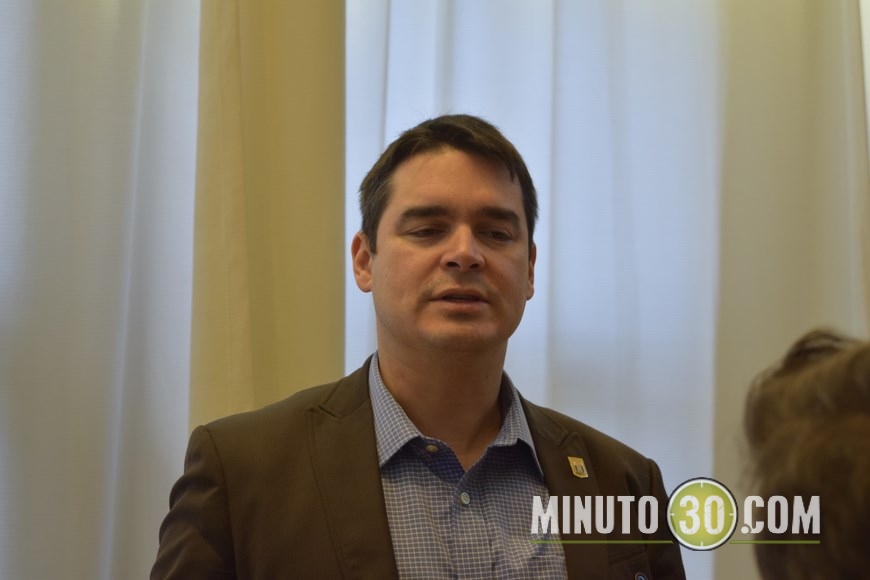 El Presidente del Concejo de Medellín, Jaime Cuartas.