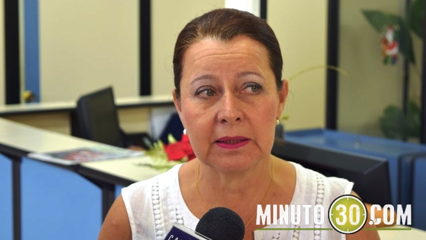 La Secretaria Seccional de Salud de Antioquia, Luz María Agudelo