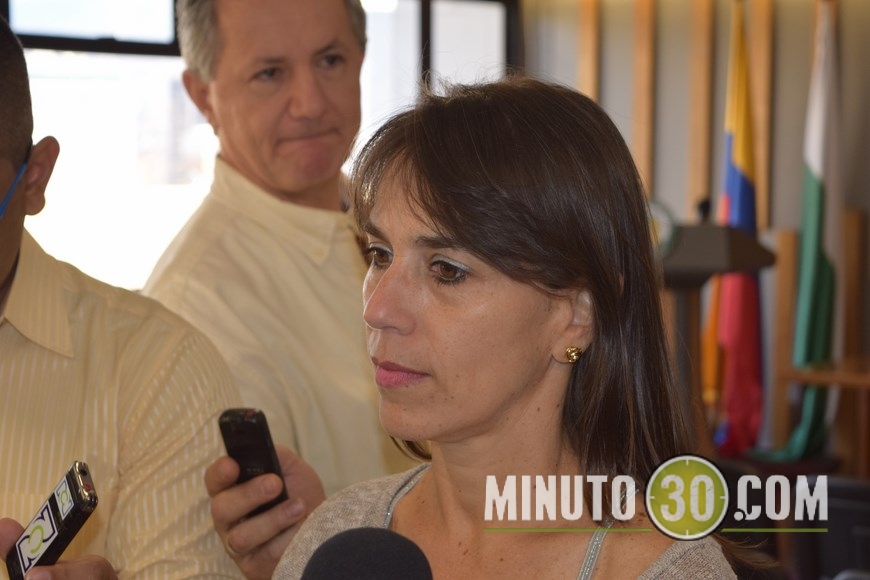 La Directora de Planeación de Antioquia, María Eugenia Ramos,