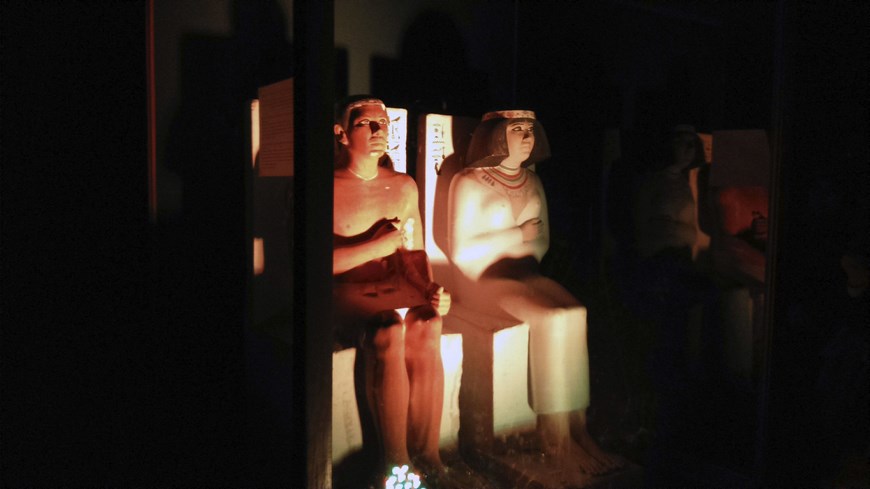 UN JUEGO DE LUCES PARA LOS FARAONES DEL MUSEO EGIPCIO