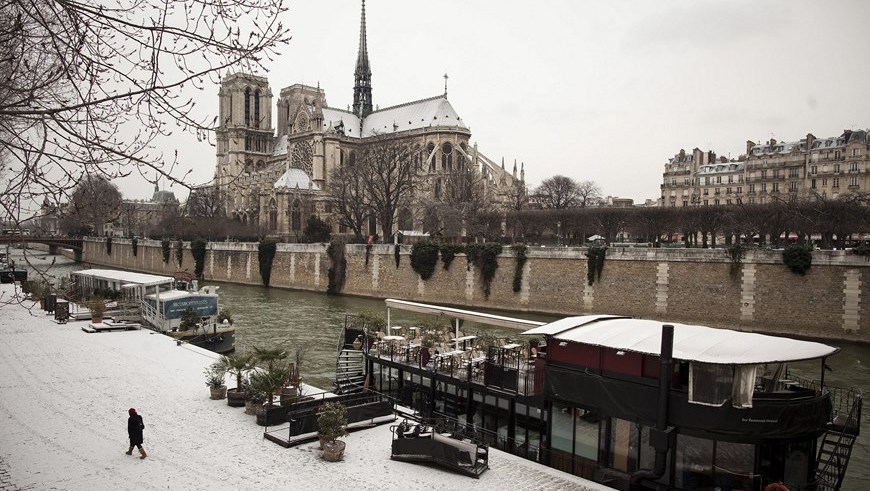 Ola de Frio en Francia 1