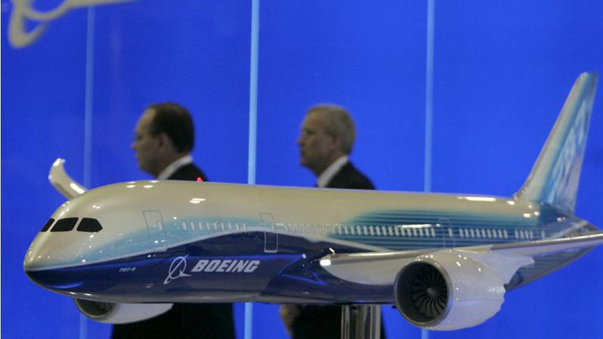 maqueta del avión Boeing 787-8 Dreamliner. EFE