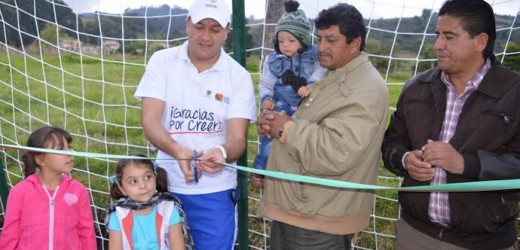 Alcalde de Facatativá hizo entrega de Polideportivo en la Vereda Arrayanes