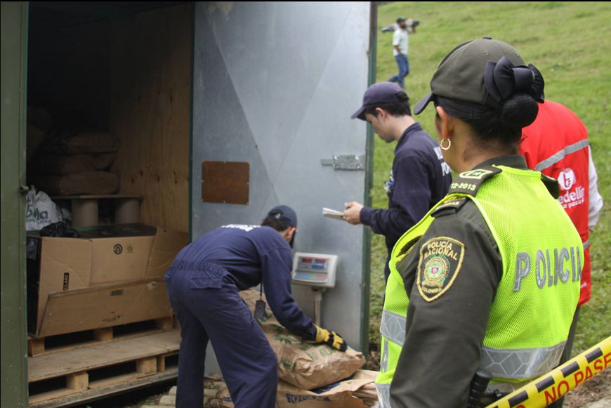 Fotografías de archivo cortesía Policía Metropolitana del Valle de Aburrá