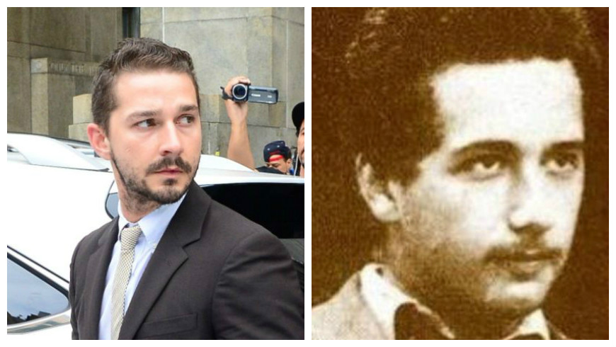 El actor Shia Labeouf es parecido al científico Albert Einstein