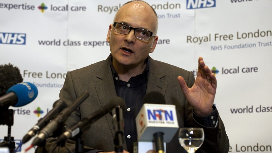 Michael Jacobs, especialista en enfermedades infecciosas del hospital Royal Free de Londres. Foto: EFE
