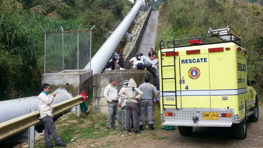 Operativo de rescate del menor