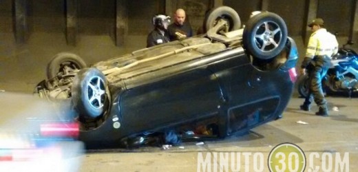 Tras accidentarse fueron víctimas de un atraco en el centro de Medellín