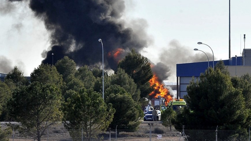 Accidente en España