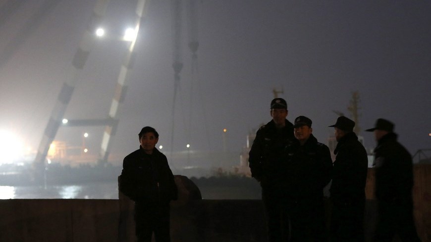 Barco desaparecido en China 1