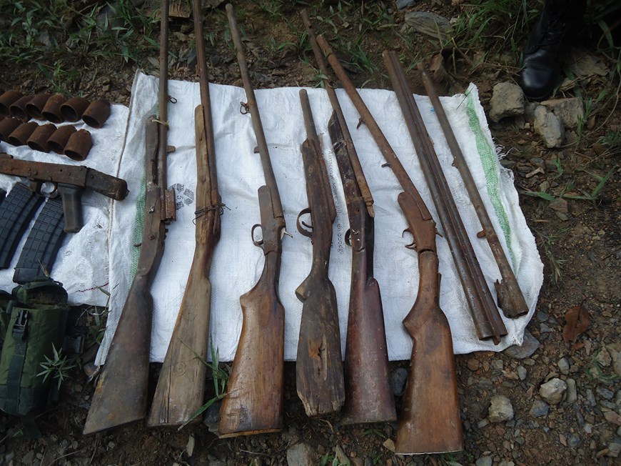 Policía y Ejército encontraron una caleta con armas y explosivos de las Farc 3 Foto: Policía Antioquia