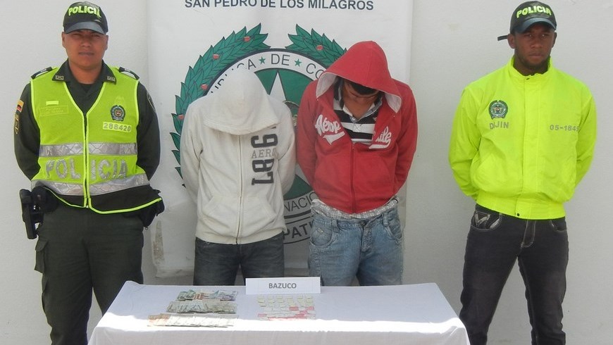En una vereda de San Pedro de los Milagros capturaron a dos 'jíbaros' 2 Foto: Policía Antioquia