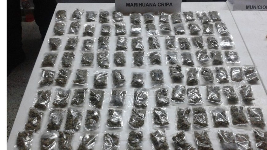 Con municiones y drogas capturaron a dos sujetos en Rionegro 3 Foto: Policía Antioquia