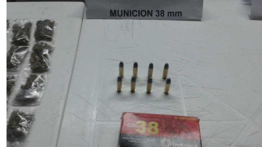 Con municiones y drogas capturaron a dos sujetos en Rionegro 5 Foto: Policía Antioquia