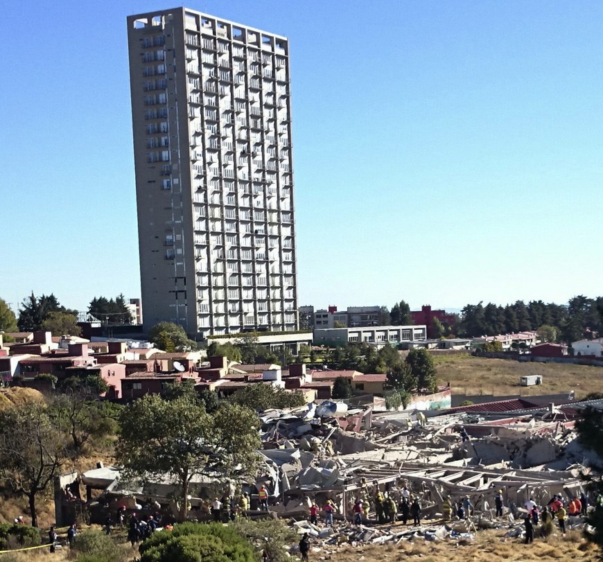 Explosion en Mexico