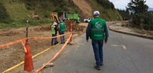 Comenzaron las obras en el sector Rancho Triste, en la vía La Ceja – Abejorral