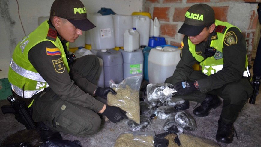 Un laboratorio urbano de estupefacientes fue desmantelado por la Policía en Manrique 1 LABORATORIO CASERO 2