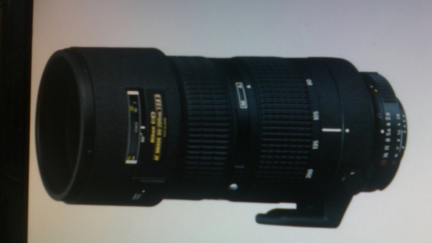 La cámara estaba acompañada de un lente como estos.