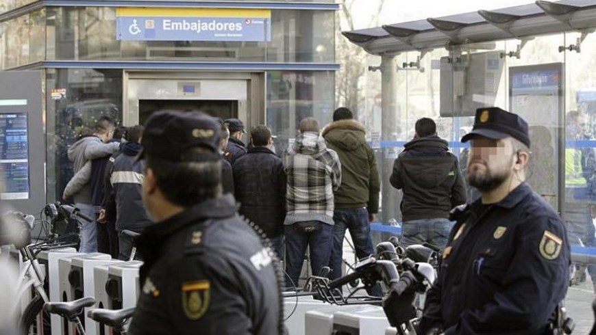 Loco en Estacion de Madrid