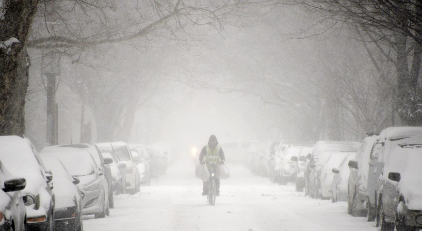TORMENTA DE NIEVE EN NUEVA YORK