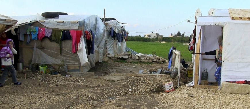 LOS REFUGIADOS SIRIOS SE MUEREN DE FRÍO