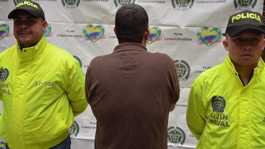 En Medellín cayó alias 'Wiston', miembro de las redes urbanas de las Farc 2 Foto: Policía Metropolitana