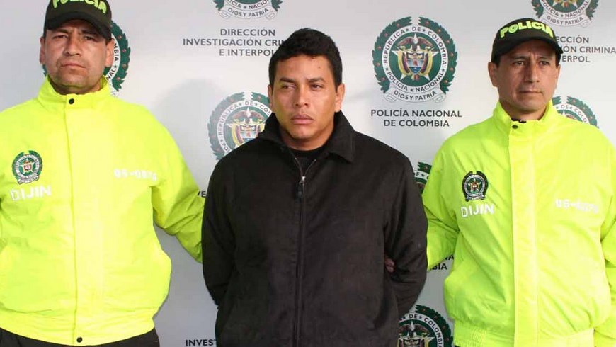 Condenados por narcotráfico alias Fritanga y alias El indio 2 En la foto alias 'fritanga'. Foto Policía nacional