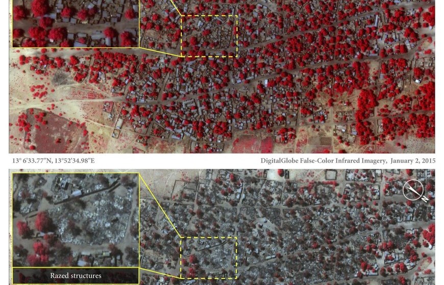 destrucción causada por Boko Haram