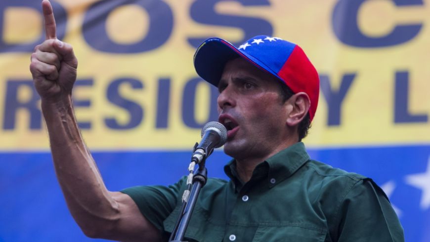 El líder opositor venezolano y candidato en los dos últimos comicios presidenciales, Henrique Capriles. EFE/Archivo