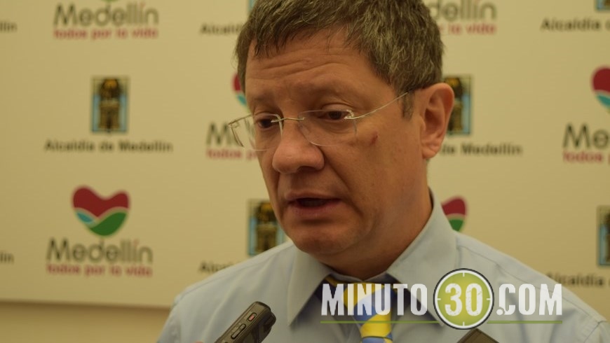El Vicealcalde de Gobernabilidad de Medellín, Luis Fernando Suárez