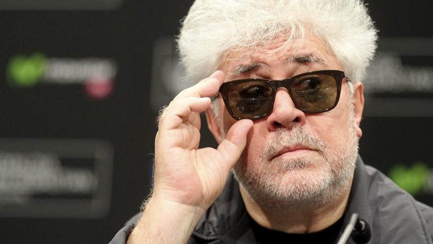 El realizador Pedro Almodóvar, ofrece una conferencia de prensa tras presentar su película "Relatos salvajes", en el marco de la 62 edición del Festival Internacional de Cine de San Sebastián. EFE/Archivo