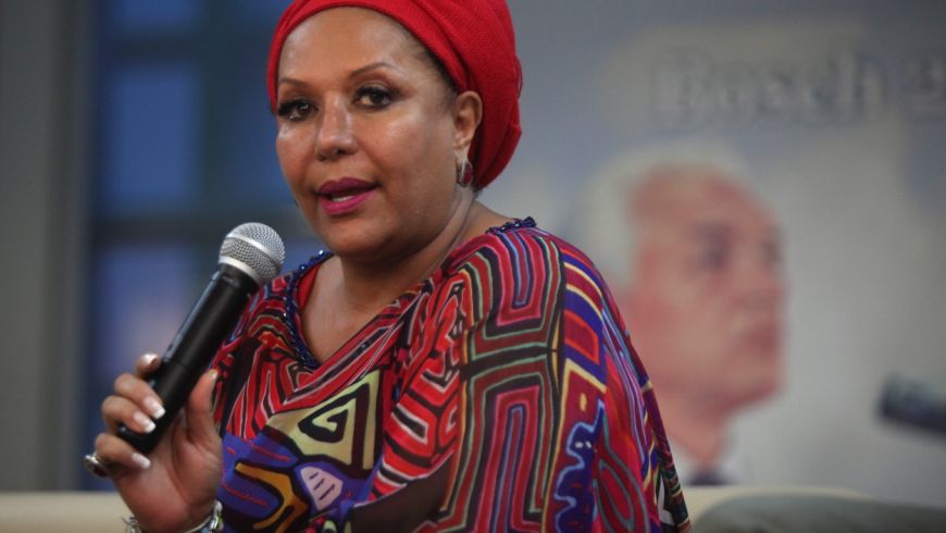 En la imagen un registro de la exsenadora colombiana Piedad Córdoba, quien denunció amenazas de muerte en su contra. EFE/Archivo