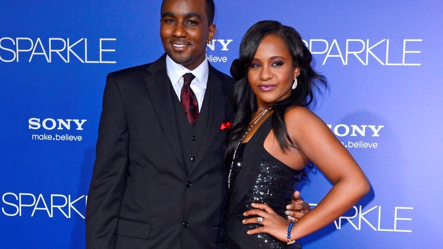 Imagen de archivo de la hija de Whitney Houston, Bobbi Kristina Brown junto a su novio Nick Gordon. EFE/Archivo