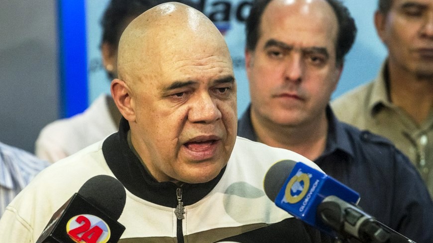 El secretario general de la Mesa de la Unidad Democrática (MUD), Jesús Torrealba