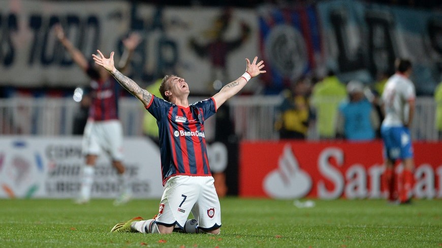 El campeón 2014, San Lorenzo, irá a Uruguay para enfrentarse al Danubio. EFE/Archivo