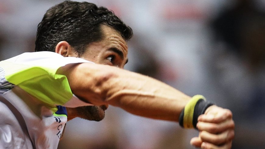 Santiago Giraldo será homenajeado con el Premio al Compromiso en Copa Davis 2 El tenista Santiago Giraldo.