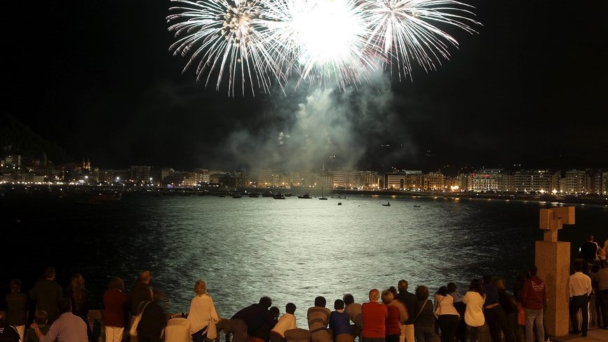 Exhibición pirotécnica. EFE/Archivo
