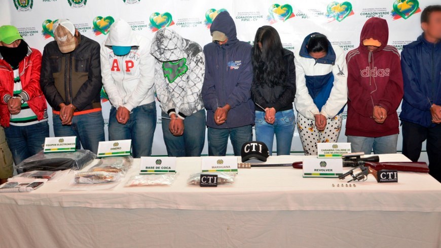 Enviaron a la cárcel a 24 miembros de la banda criminal 'el Laberinto' 2 Foto: Policía Antioquia