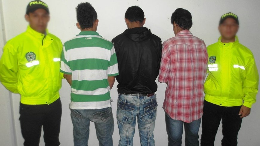 Capturan a tres hombres en Ciudad Bolívar con 10 gramos de cocaína 2 Cortesía Policía Antioquia