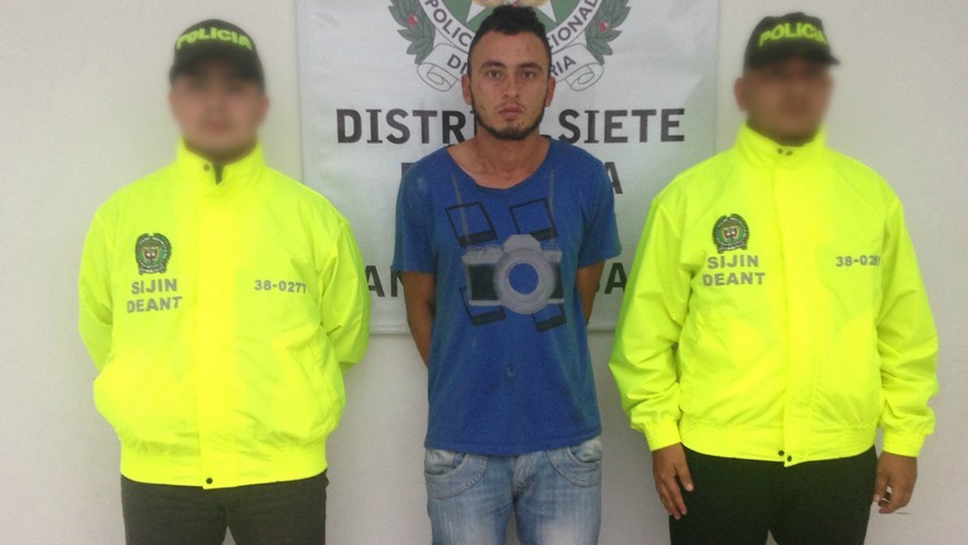 Capturado en Santa Bárbara por el brutal asesinato de su prima 2 Foto: Policía Antioquia