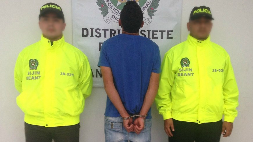 Capturado en Santa Bárbara por el brutal asesinato de su prima 4 Foto: Policía Antioquia