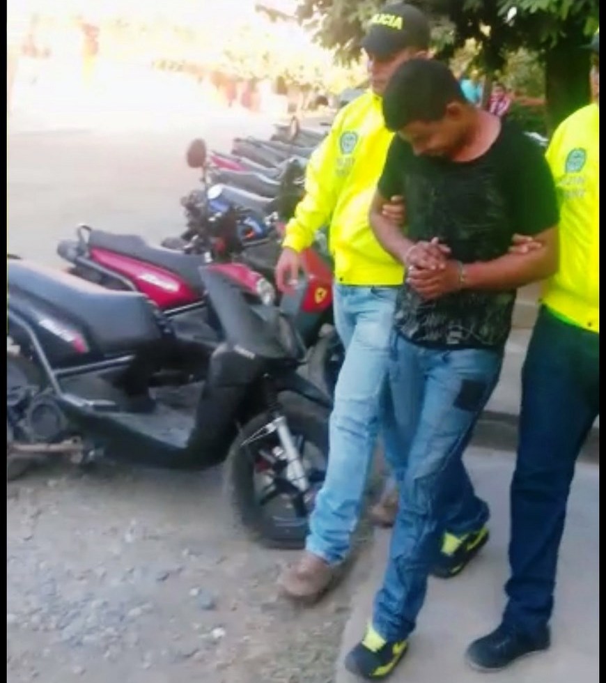 En Caucasia cayó alias 'Cachorro', un sicario al servicio del 'Clan Úsuga' 3 Foto: Policía Antioquia