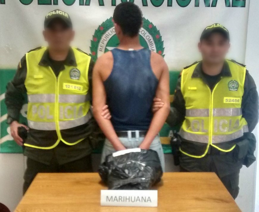 Intentó huir pero no pudo escapar de las autoridades en Caracolí 5 Foto: Policía Antioquia