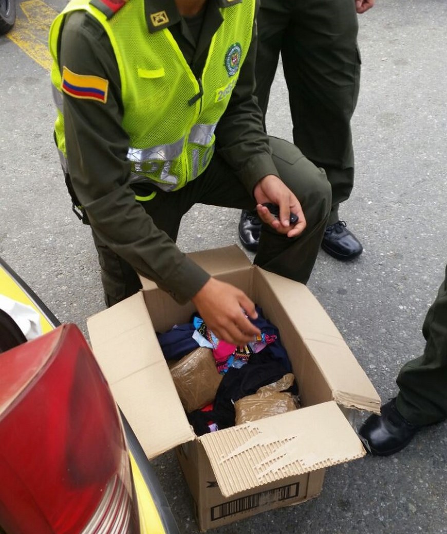 Captirada en la Terminal del Sur. Foto: Policía Metropolitana
