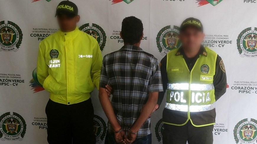 Dos presuntos homicidias fueron capturados en Concordia 2 Foto: Policía Antioquia
