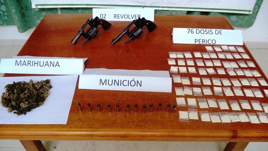 Capturados tres sujetos armados y con estupefacientes en San Vicente 3 Foto: Policía Antioquia