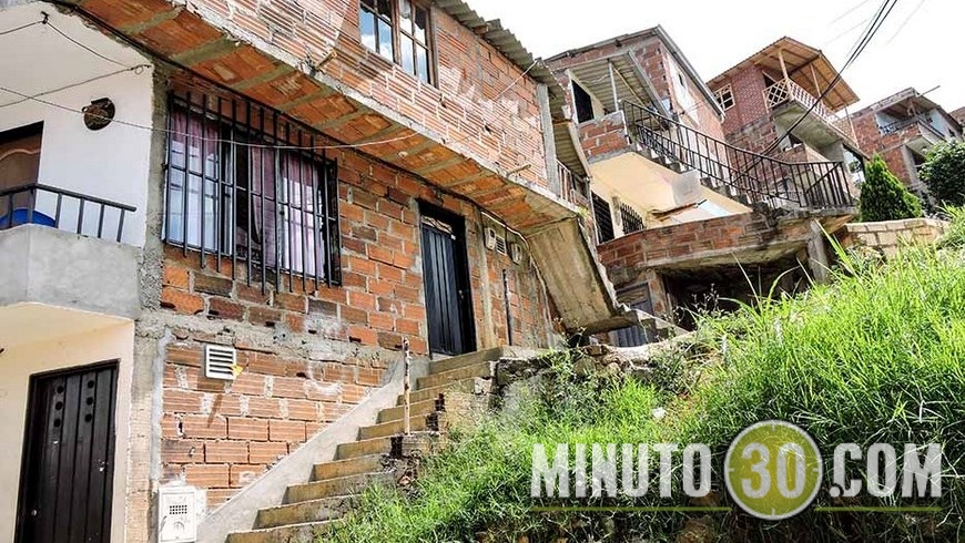 Casa donde ocurrió el crimen.