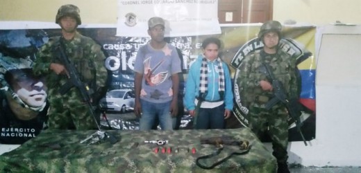 Captura de alias Negro bocagrande y su compa%C3%B1era sentimental frente 36 Farc. Copiar